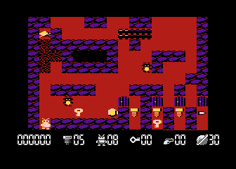 Robbo Forever (Atari 8-bit) screenshot: Level 30