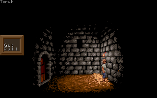 Lure of the Temptress (DOS) screenshot: Turnvale's dungeons