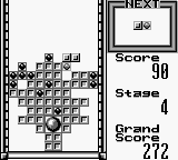 Tetris Blast (Game Boy) screenshot: Complicated situation