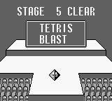Tetris Blast (Game Boy) screenshot: Stage 5 clear