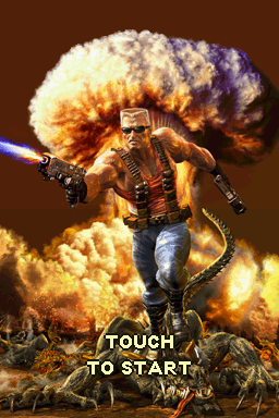 Duke Nukem: Critical Mass (Nintendo DS) screenshot: Title screen
