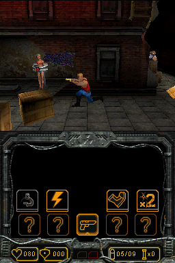 Duke Nukem: Critical Mass (Nintendo DS) screenshot: You have to save this woman