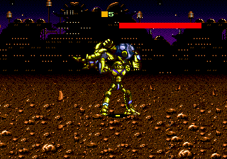 Cyborg Justice (Genesis) screenshot: Throw him!
