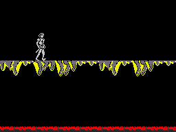 Camelot Warriors (ZX Spectrum) screenshot: Empty corridor