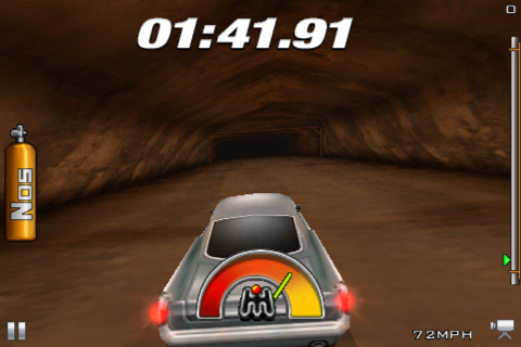 3D Fast & Furious (iPhone) screenshot: Drag race