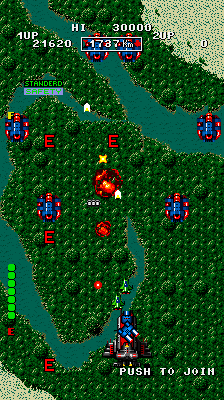 Bermuda Triangle (Arcade) screenshot: Energy re-fills to collect.