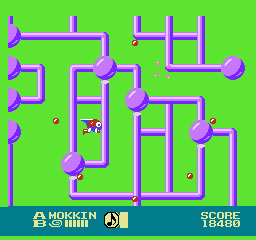 Otocky (NES) screenshot: Stage 2 - The Onpu Circus