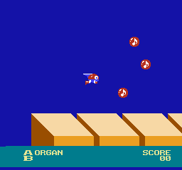 Otocky (NES) screenshot: Starting out