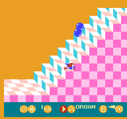 Otocky (NES) screenshot: Music Maker mode