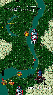 Screenshot of Bermuda Triangle (Arcade, 1987) - MobyGames