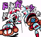 Power Pro Kun Pocket (Game Boy Color) screenshot: The Baseball club collapses on top of the senior staff, but they were all cheaters, anyway...