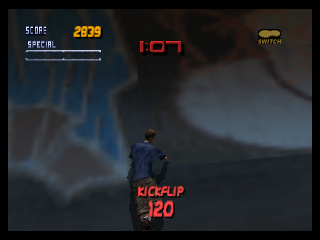 Tony Hawk's Pro Skater 2 (Nintendo 64) screenshot: That really hurts!