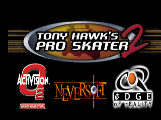 Tony Hawk's Pro Skater 2 (Nintendo 64) screenshot: Title screen.