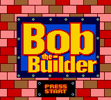 Bob the Builder: Fix it Fun! (Game Boy Color) screenshot: The title screen.
