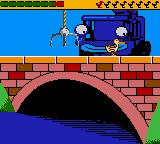 Bob the Builder: Fix it Fun! (Game Boy Color) screenshot: Lofty must save the ducklings.