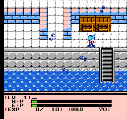 Esper Dream 2: Arata naru Tatakai (NES) screenshot: Harbor area in World 1