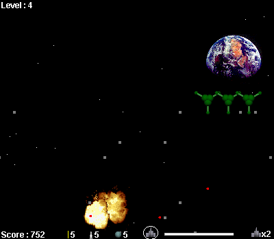 Screenshot of Alien Invasion (Browser, 1999) - MobyGames