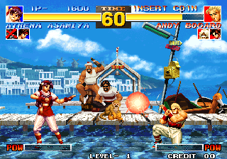 The King of Fighters '95 (Arcade) screenshot: Energy shot