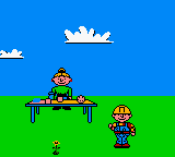 Bob the Builder: Fix it Fun! (Game Boy Color) screenshot: This "big" picnic they have been planning all along.