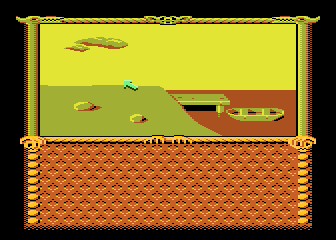 Władcy Ciemności (Atari 8-bit) screenshot: Harbour