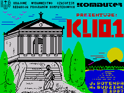 Klio.1 (ZX Spectrum) screenshot: Title screen