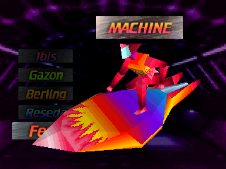 MaxRacer (PlayStation) screenshot: Feux!