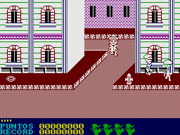 Cosa Nostra (ZX Spectrum) screenshot: Going to another street