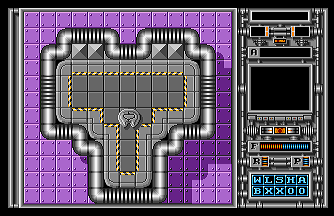 Xenon (Arcade) screenshot: Level elevator