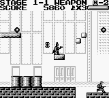 Batman: The Video Game (Game Boy) screenshot: Little black thing - batman special items