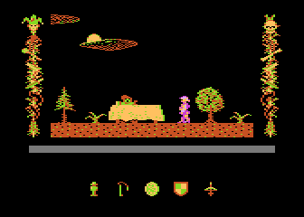 Screenshot of Gallahad (Atari 8-bit, 1992) - MobyGames