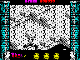 Mad Mix 2: En el castillo de los fantasmas (ZX Spectrum) screenshot: Game begins