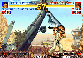 The King of Fighters '95 (Arcade) screenshot: Judo moves