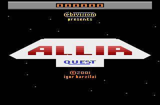 Allia Quest (Atari 2600) screenshot: Title screen