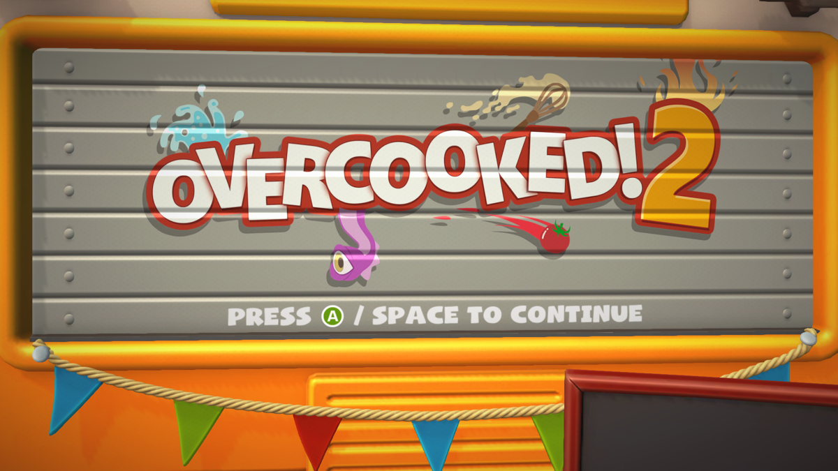 Overcooked! 2 (Windows) screenshot: Title screen