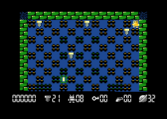 Robbo Forever (Atari 8-bit) screenshot: Level 32