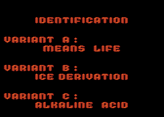 Microx (Atari 8-bit) screenshot: Pattern question