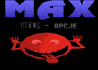 MAX / Magic World (Atari 8-bit) screenshot: Main menu