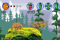 Disney's Brother Bear (Game Boy Advance) screenshot: Bee's swarm