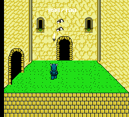 Deadly Towers (NES) screenshot: Shoot to bats