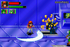 Dragon Ball GT: Transformation (Game Boy Advance) screenshot: Pan's special attack