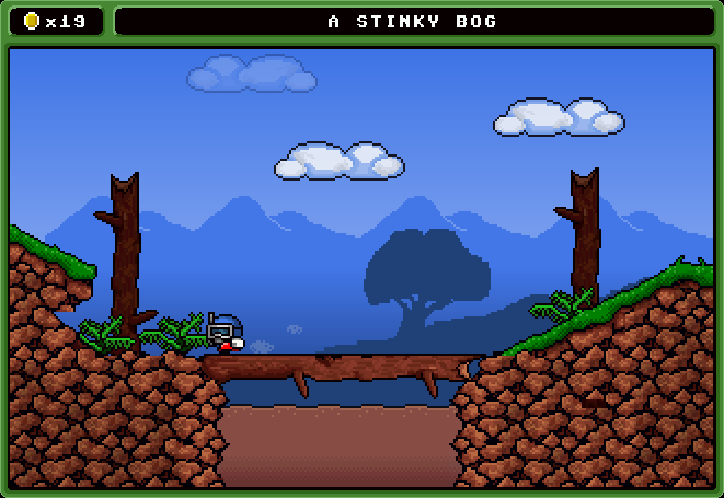 Spuds Quest (Windows) screenshot: The swamp
