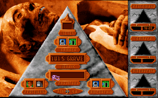Osiris (DOS) screenshot: Main menu