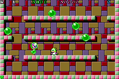 Bubble Bobble Old & New (Game Boy Advance) screenshot: First level