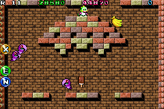 Bubble Bobble Old & New (Game Boy Advance) screenshot: Take bananas...