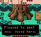 The Legend of Zelda: Oracle of Ages (Game Boy Color) screenshot: Cute tree