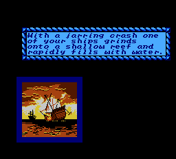 Sid Meier's Pirates! (NES) screenshot: "Little troubles"