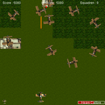 Spitfire: The Battle of Britain (Browser) screenshot: The enemies circle around like flies.