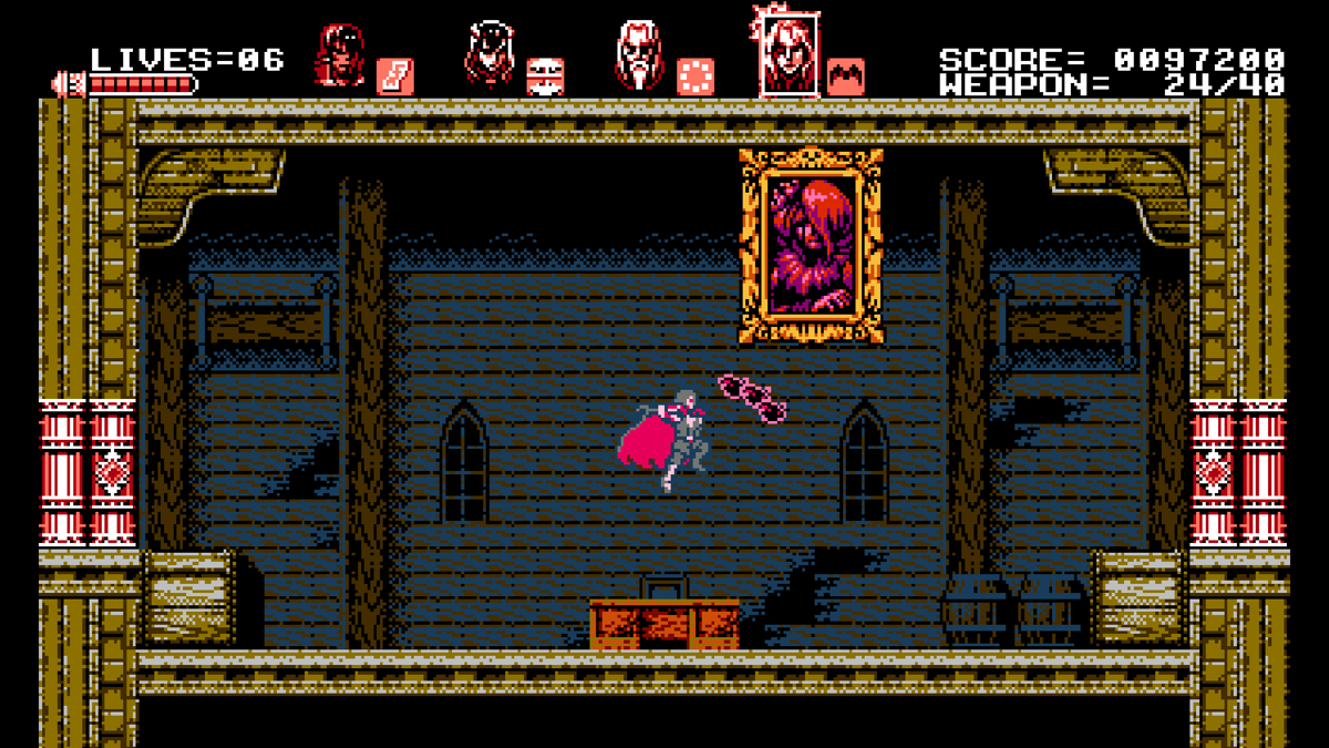 Screenshot of Bloodstained: Curse of the Moon (Windows, 2018) - MobyGames