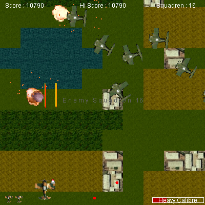 Spitfire: The Battle of Britain (Browser) screenshot: Cool. Double heavy caliber.