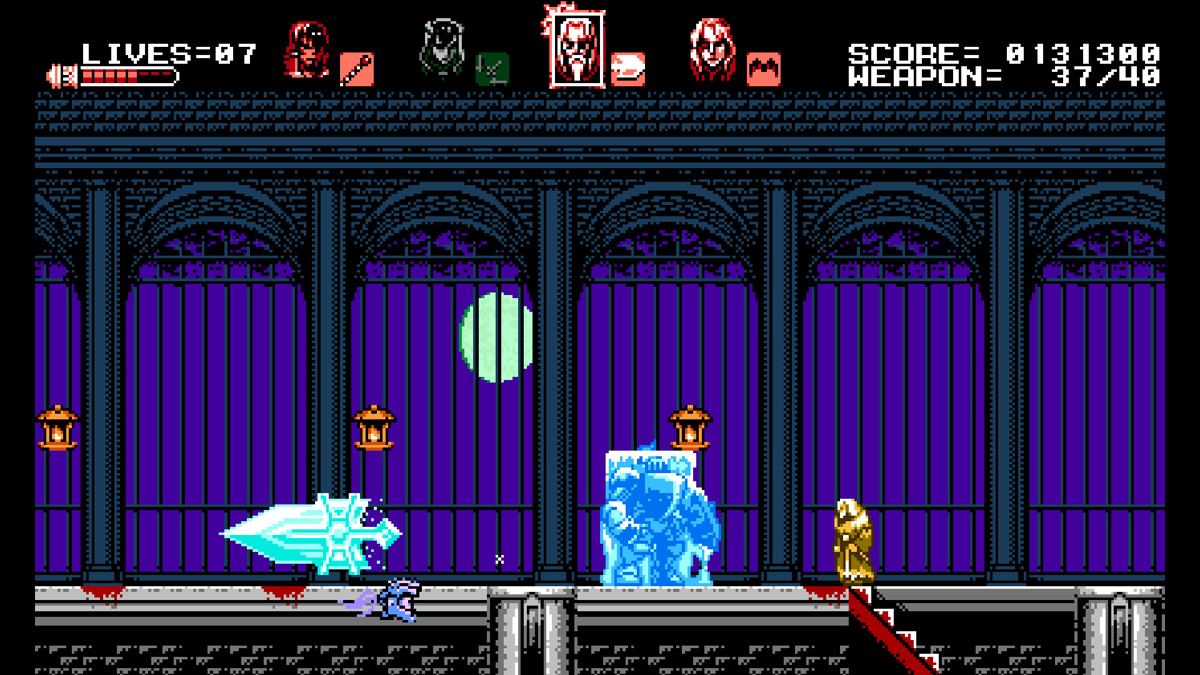 Screenshot of Bloodstained: Curse of the Moon (Windows, 2018) - MobyGames